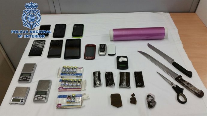 Las sustancias estupefacientes incautadas en el supermercado que vendía drogas