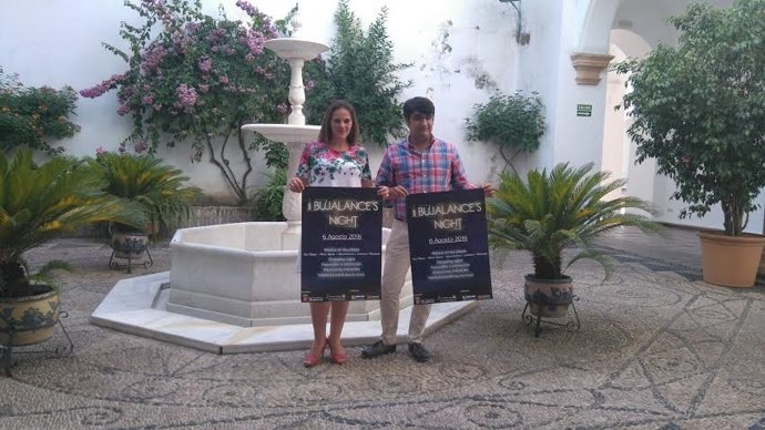 Barbero y Pavón durante la presentación del evento