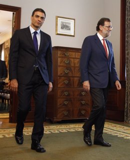 Segunda reunión de Mariano Rajoy y Pedro Sánchez