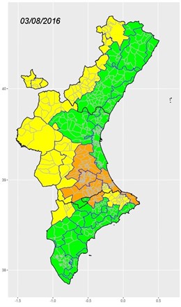 Sanidad activa el nivel alto por calor en varias comarcas