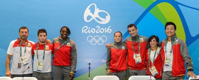 Equipo español de judo en los Juegos