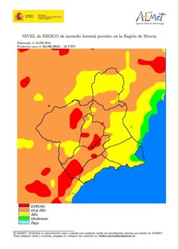 Riesgo Incendios Forestales 