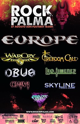 Cartel definitivo del Rock in Palma
