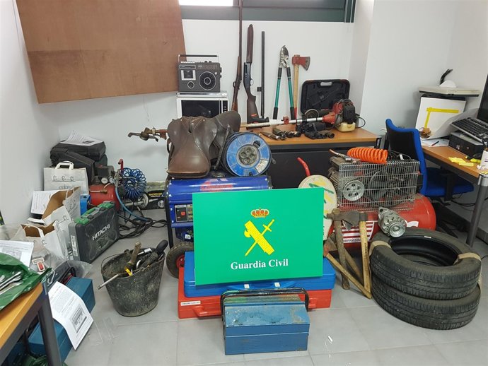 Operación tools de la Guardia Civil en provincia de Ourense.