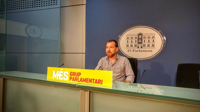 Portavoz de Més en el Parlament, David Abril