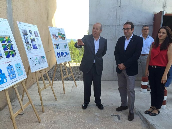 Josep Rull inaugura el nuevo radar de Vallirana
