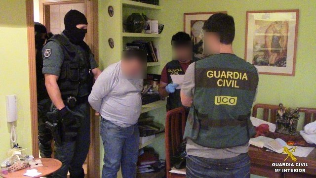 Operación Simpático de la GC con dos detenidos en Ourense.