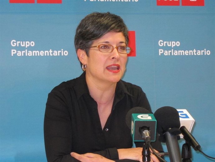 La portavoz parlamentaria del PSdeG, Patricia Vilán