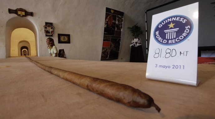 El puro habano más largo del mundo medirá más de 81 metros