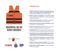 La bandera roja ondea este lunes en seis playas de la Región y la amarilla en 14