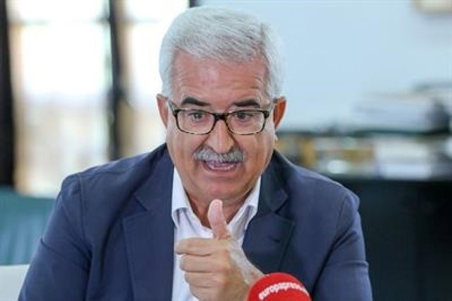 Manuel Jiménez Barrios en la entrevista