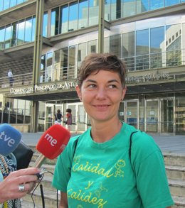 La vicepresidenta de Aeipa 0-3, María Xesús López.