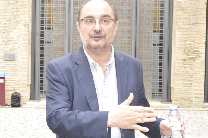 El presidente Javier Lambán