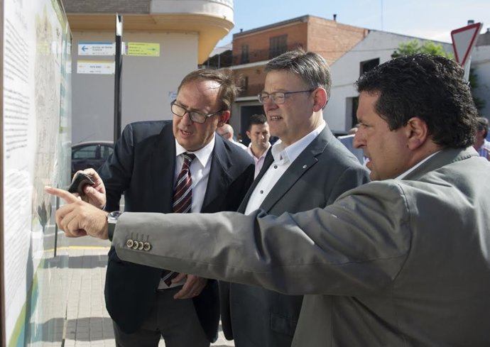 Javier Moliner junto a Ximo PUig