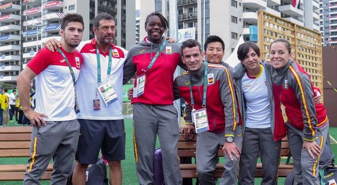 Equipo español de judo en los Juegos Olímpicos