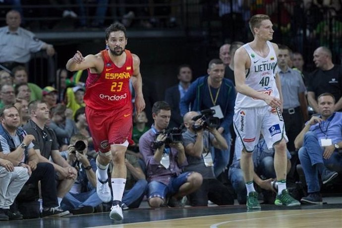 Sergio Llull selección española baloncesto Lituania España