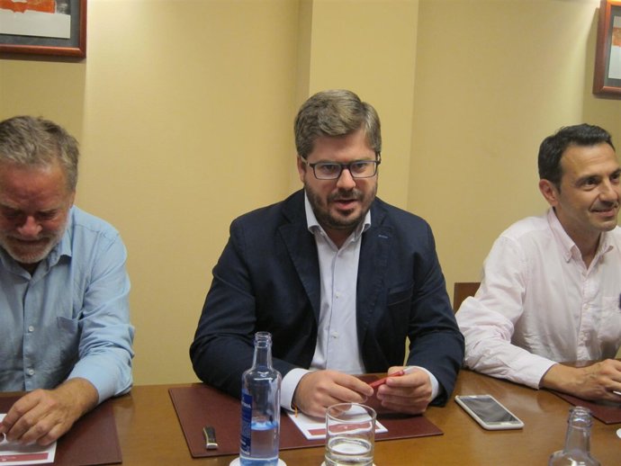 El secretario de Organización de C's, Fran Hervías, en Vigo