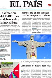 Las portadas de los periódicos de hoy, sábado 6 de agosto de 2016