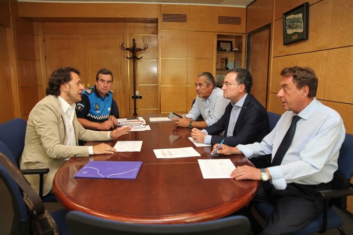 Salguero con el director de la Escuela Oficial de Idiomas