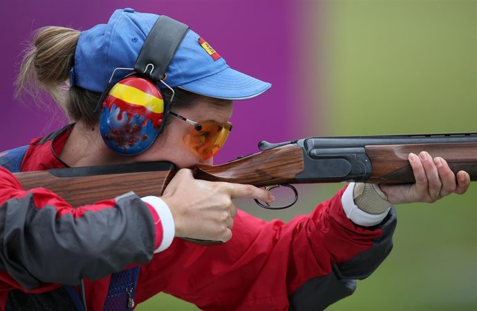 La española Fátima Gálvez, subcampeona del mundo de tiro