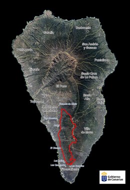 Perímetro del incendio