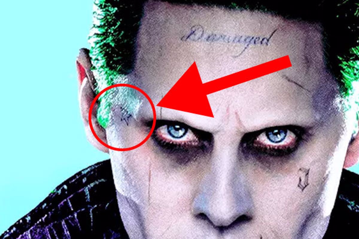 Escuadrón Suicida: Descifrados los 16 tatuajes del Joker de Jared Leto