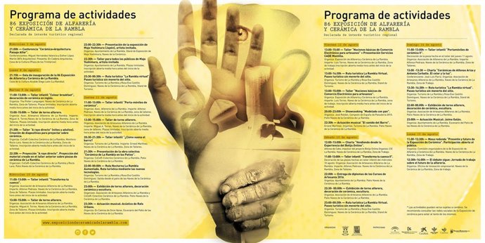 Programación del evento