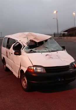 Vehículo siniestrado