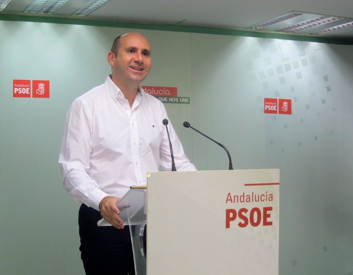 El secretario de Política Insitucional del PSOE-A, Francisco Conejo, 