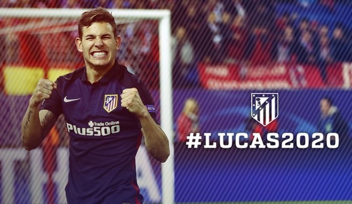 Lucas Hernández renueva hasta 2020 con el Atlético
