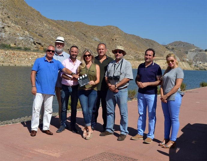 Visita canal de remo de Cuevas del Almanzora para hacer unos estudios de cine