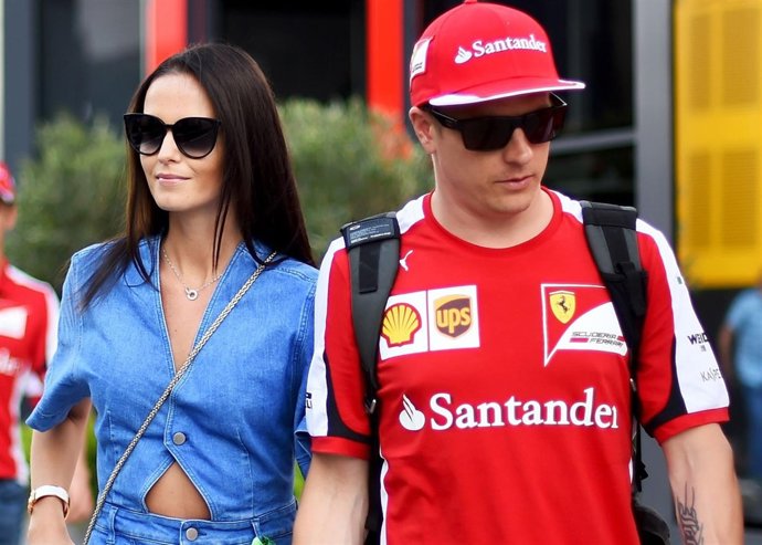 Kimi Raikkonen y Minttu Virtanen