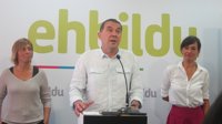 Otegi (EH Bildu) pide al PNV que diga a los votantes si va a apoyar al PP para que pueda gobernar en el Estado