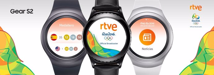 Reloj inteligente on smartwatch con la app de RTVE