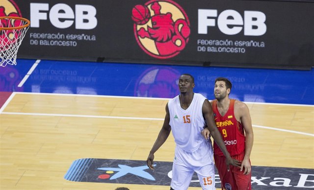 Felipe Reyes con la selección española
