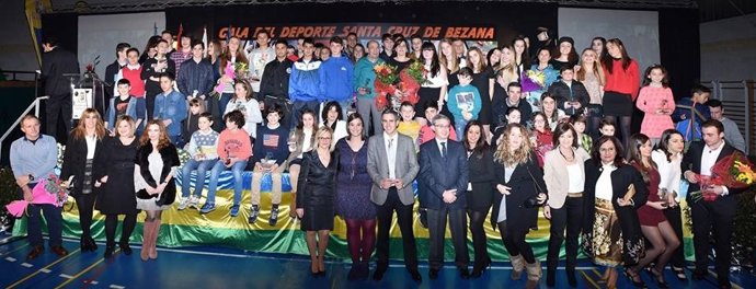 Imagen de la Gala del Deporte de Bezana