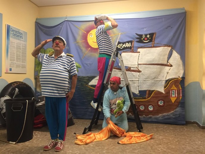 Teatro en el Hospital de Pediatría del Hospital Costa del Sol 