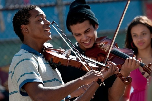 Una escena de 'El profesor de violín'
