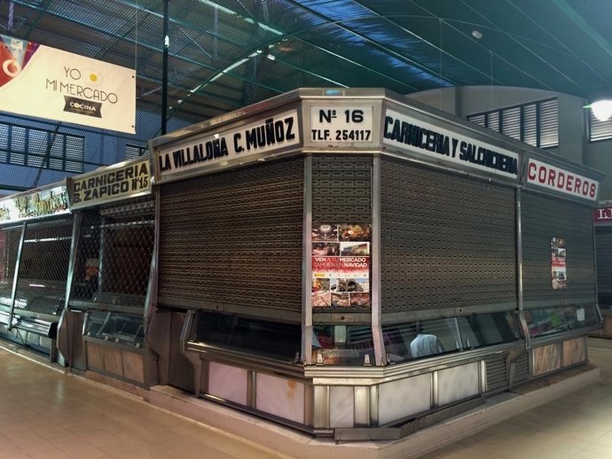 Mercado Conde Luna de León.