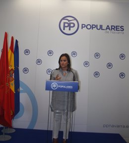Cristina Sanz, portavoz del PPN 