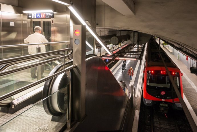 Huelga en el Metro de Barcelona