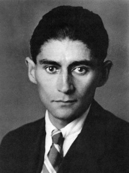 El escritor Franz Kafka