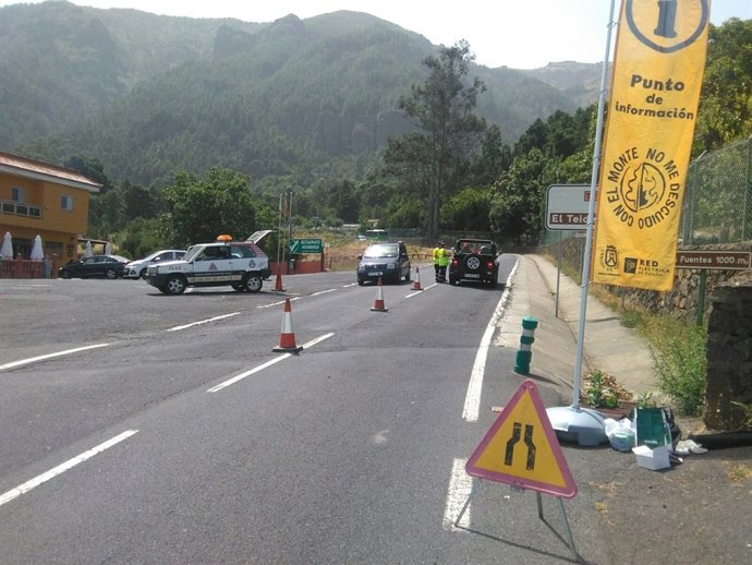 Punto de información en carretera