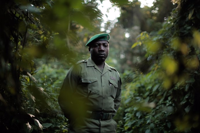 BUKIMA PATROL POST, DEMOCRATIC REPUBLIC OF THE CONGO- Conservation Ranger Innoce
