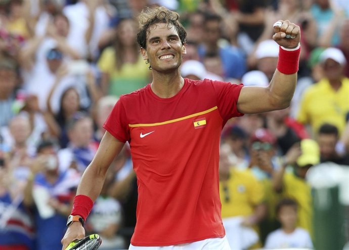 Nadal celebra la victoria