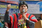 Foto: Morales, primer presidente indígena de Bolivia, felicita a los pueblos por su emancipación