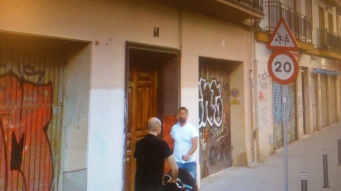 Edificio denunciado por los vecinos.