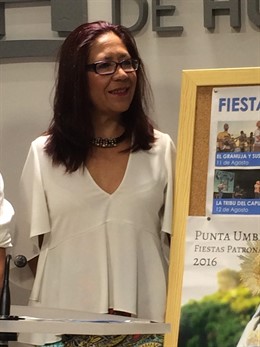 Aurora Águedo , alcaldesa de Punta Umbría