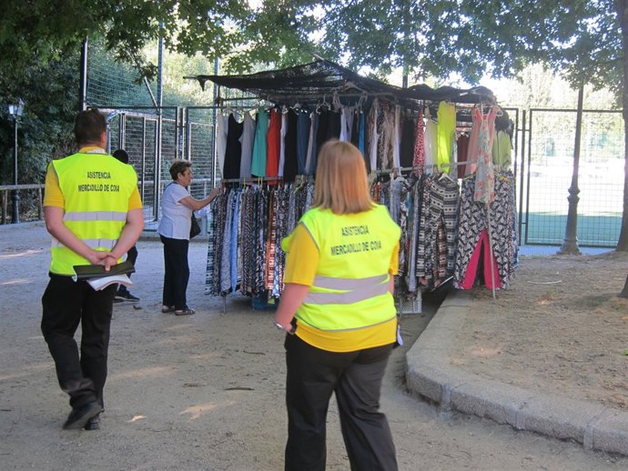 Reabre el mercadillo de Coia, en Vigo.
