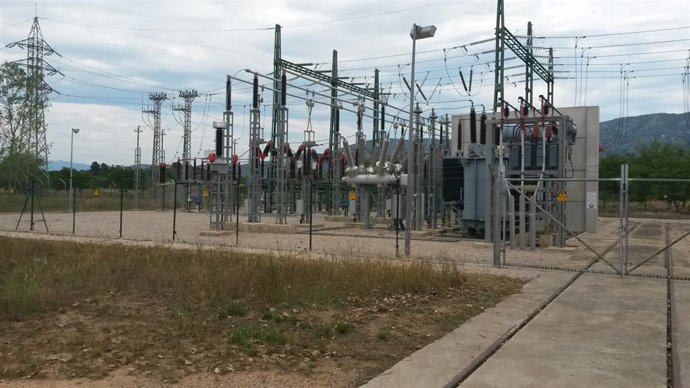 Subestación de Torrevent en Palau-saverdera (Girona)
